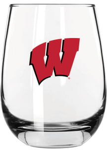 Wisconsin Badgers 16oz Stemless Wine Glass