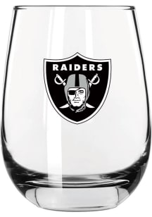 Las Vegas Raiders 16oz Stemless Wine Glass