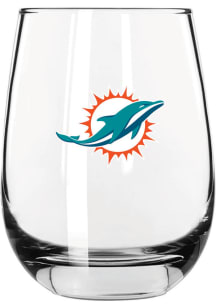 Miami Dolphins 16oz Stemless Wine Glass