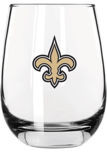 New Orleans Saints 16oz Stemless Wine Glass