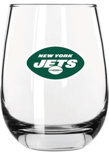 New York Jets 16oz Stemless Wine Glass