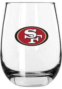 San Francisco 49ers 16oz Stemless Wine Glass