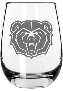 Missouri State Bears 15 oz. Etched Stemless Wine Glass