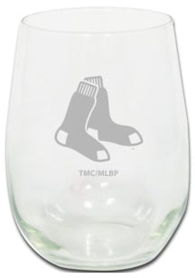 Boston Red Sox 15oz Etched Stemless Wine Glass