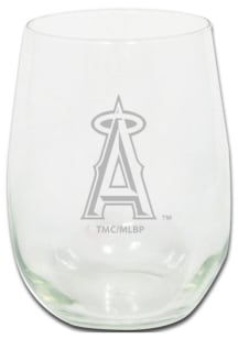 Los Angeles Angels 15oz Etched Stemless Wine Glass