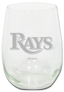 Tampa Bay Rays 15oz Etched Stemless Wine Glass