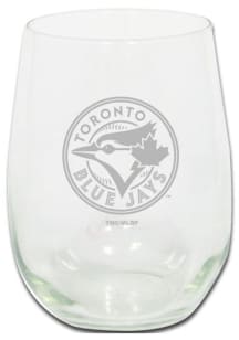 Toronto Blue Jays 15oz Etched Stemless Wine Glass