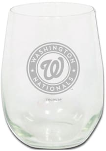 Washington Nationals 15oz Etched Stemless Wine Glass