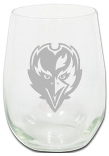 Baltimore Ravens 15oz Etched Stemless Wine Glass
