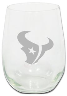 Houston Texans 15oz Etched Stemless Wine Glass