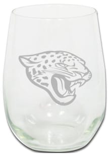 Jacksonville Jaguars 15oz Etched Stemless Wine Glass