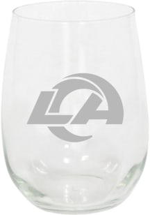 Los Angeles Rams 15oz Etched Stemless Wine Glass