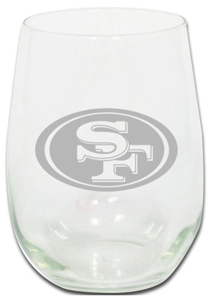 White San Francisco 49ers 17oz. Personalized Infinity Stainless Steel Water Bottle