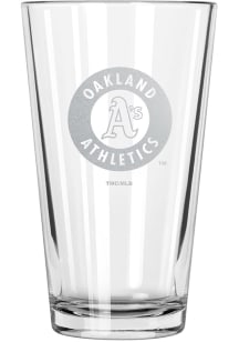 Oakland Athletics 17oz Etched Pint Glass
