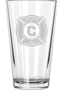 Chicago Fire 17oz Etched Pint Glass