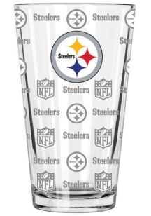 Pittsburgh Steelers Sandblasted Pint Glass