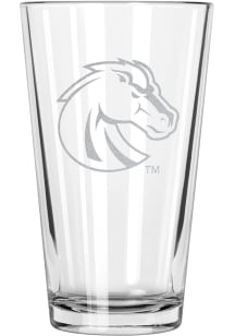Boise State Broncos 17oz Etched Pint Glass