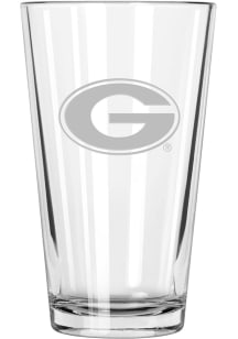 Georgia Bulldogs 17oz Etched Pint Glass