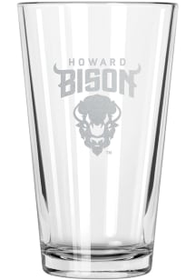 Howard Bison 17oz Etched Pint Glass
