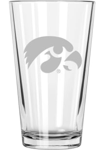 Iowa Hawkeyes 17oz Etched Pint Glass