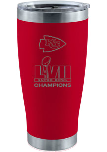 Kansas City Chiefs 2022 SB Champs 20 OZ Etched Stainless Steel Tumbler - Red
