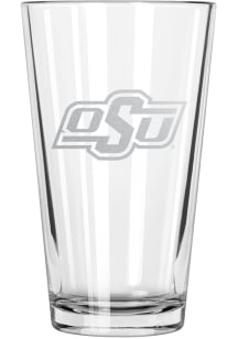 Oklahoma State Cowboys 17oz Etched Pint Glass