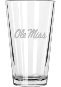 Ole Miss Rebels 17oz Etched Pint Glass