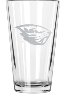Oregon State Beavers 17oz Etched Pint Glass