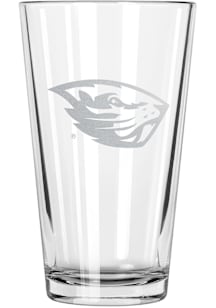 Oregon State Beavers 17oz Etched Pint Glass