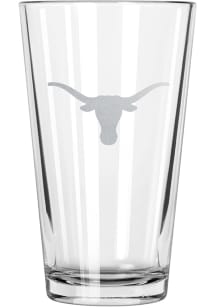 Texas Longhorns 17oz Etched Pint Glass