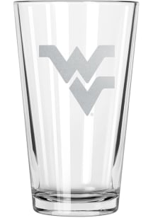 West Virginia Mountaineers 17oz Etched Pint Glass