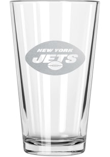 New York Jets 17oz Etched Pint Glass