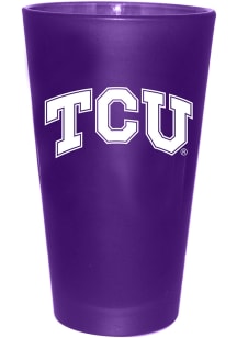 TCU Horned Frogs 16 oz Color Frosted Pint Glass