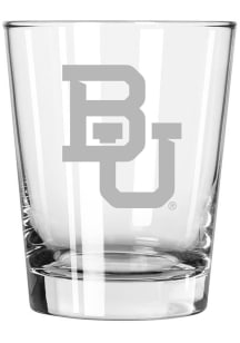Baylor Bears 15oz Etched Double Old Fashioned Rock Glass