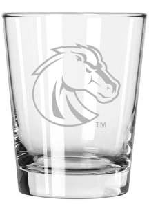 Boise State Broncos 15oz Etched Double Old Fashioned Rock Glass