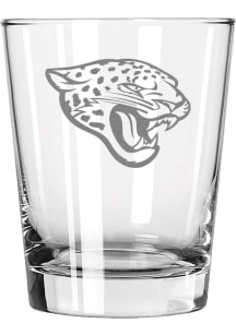 Jacksonville Jaguars 15oz Etched Double Old Fashioned Rock Glass