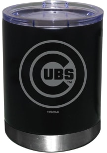 Chicago Cubs 12oz Etched Lowball Stainless Steel Tumbler - Black