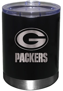 Green Bay Packers 12oz Etched Lowball Rock Glass - Black