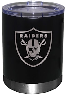 Las Vegas Raiders 12oz Etched Lowball Rock Glass - Black