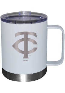 Minnesota Twins 12oz Etched Lowball Tumbler - White