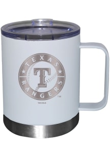 Texas Rangers 12oz Etched Lowball Tumbler - White