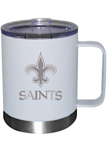 New Orleans Saints 12oz Etched Lowball Tumbler - White