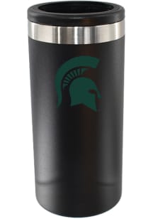 Black Michigan State Spartans 12oz Slim Can Coolie