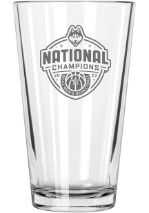 UConn Huskies 2023 Basketball National Champions 16oz Etched Pint Glass