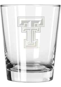 Texas Tech Red Raiders 15 oz. Etched Rock Glass