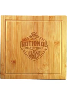 UConn Huskies 2023 Basketball National Champions Utensils and Bamboo Cutting Board