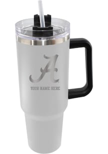 Alabama Crimson Tide Personalized 46oz Colossal Stainless Steel Tumbler - White