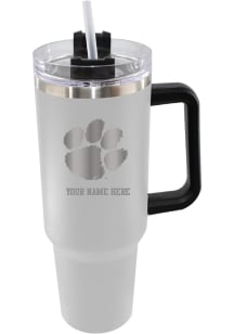 Clemson Tigers Personalized 46oz Colossal Stainless Steel Tumbler - White
