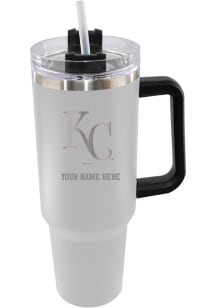 Kansas City Royals Personalized 46oz Colossal Stainless Steel Tumbler - White