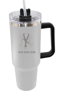 New York Yankees Personalized 46oz Colossal Stainless Steel Tumbler - White